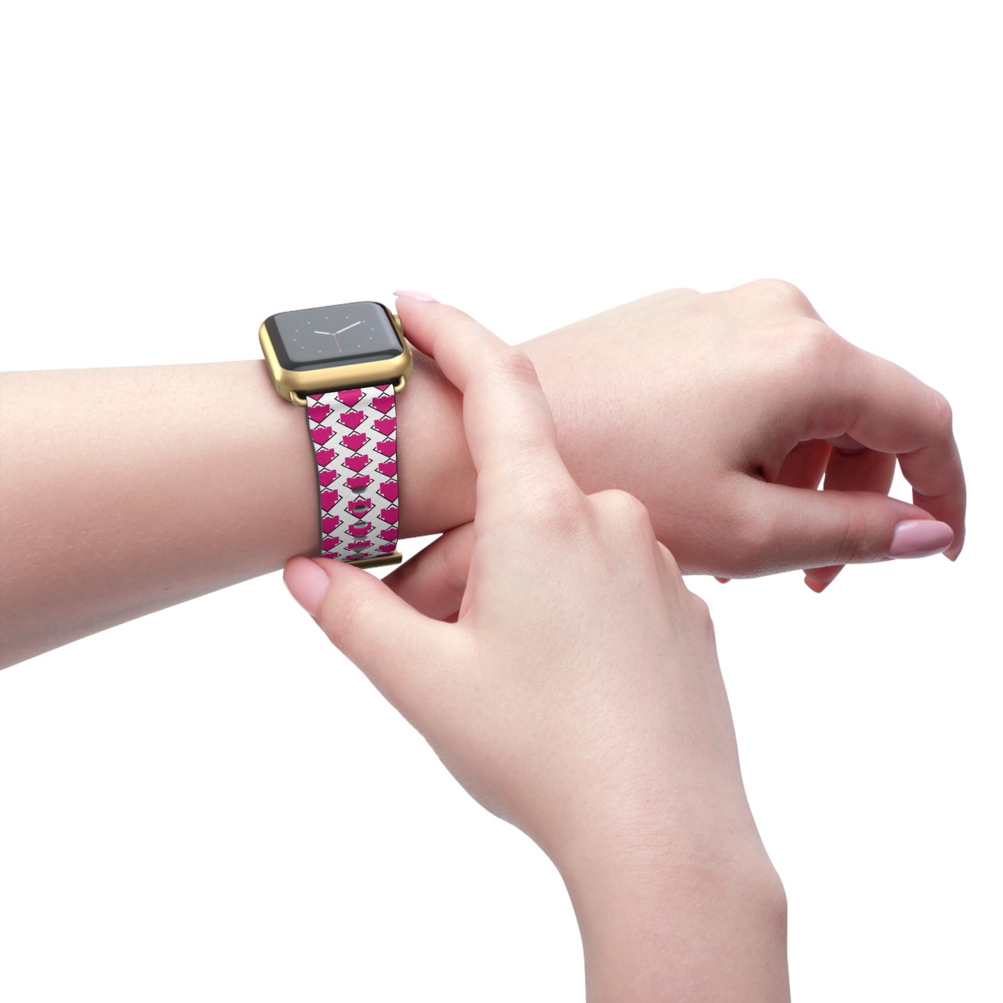 Castle Pattern Watch Band