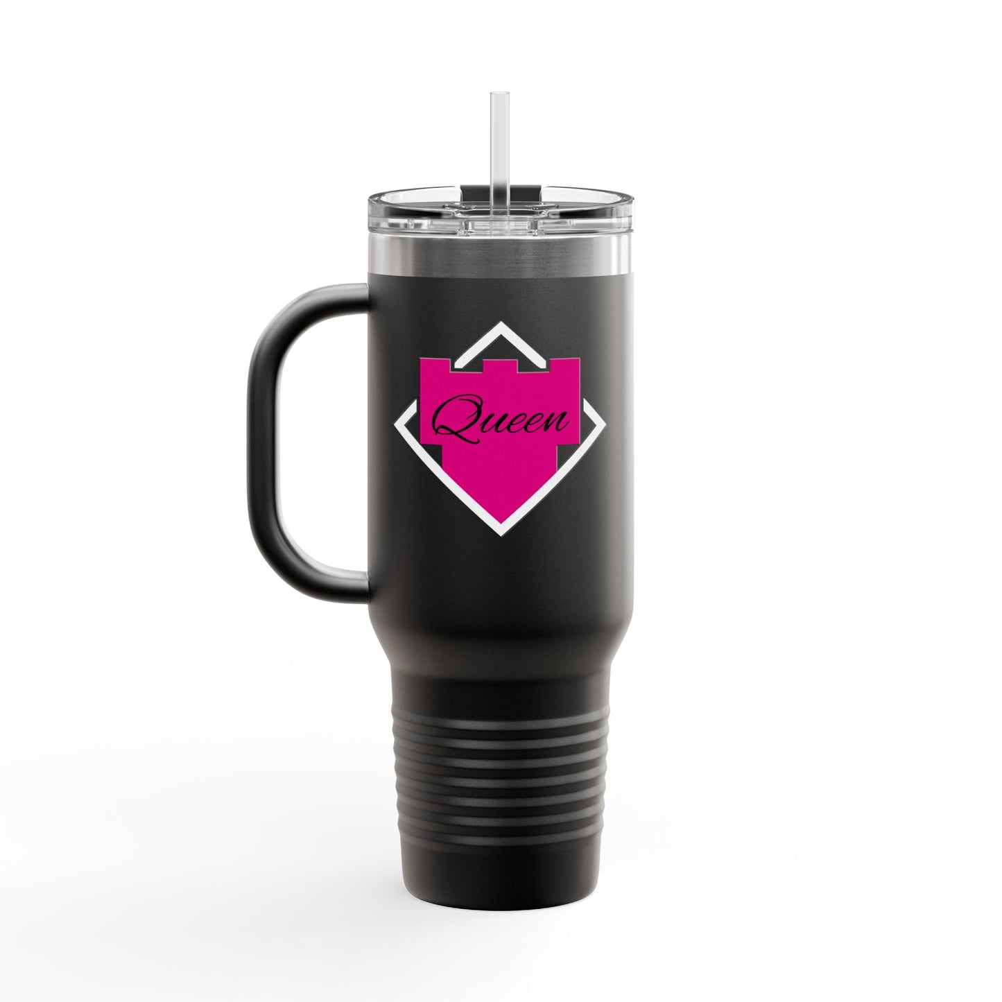 Insulated Travel Mug with Queen Design