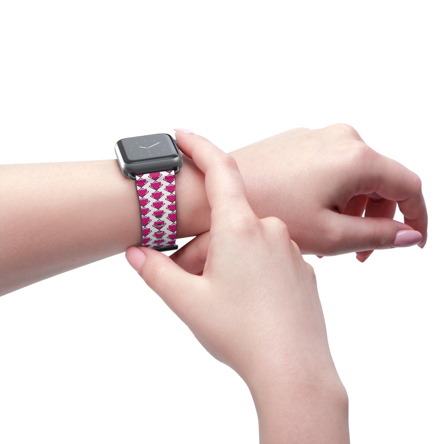 Castle Pattern Watch Band