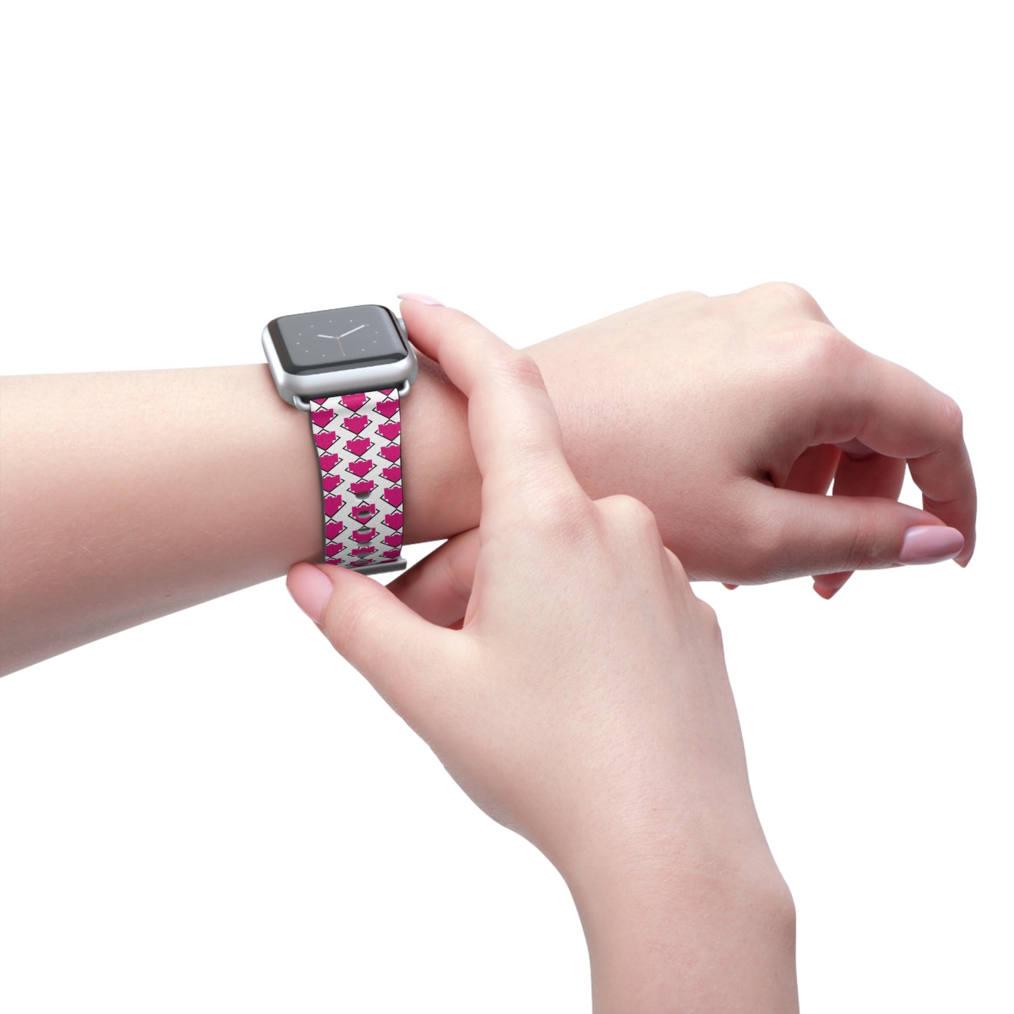 Castle Pattern Watch Band