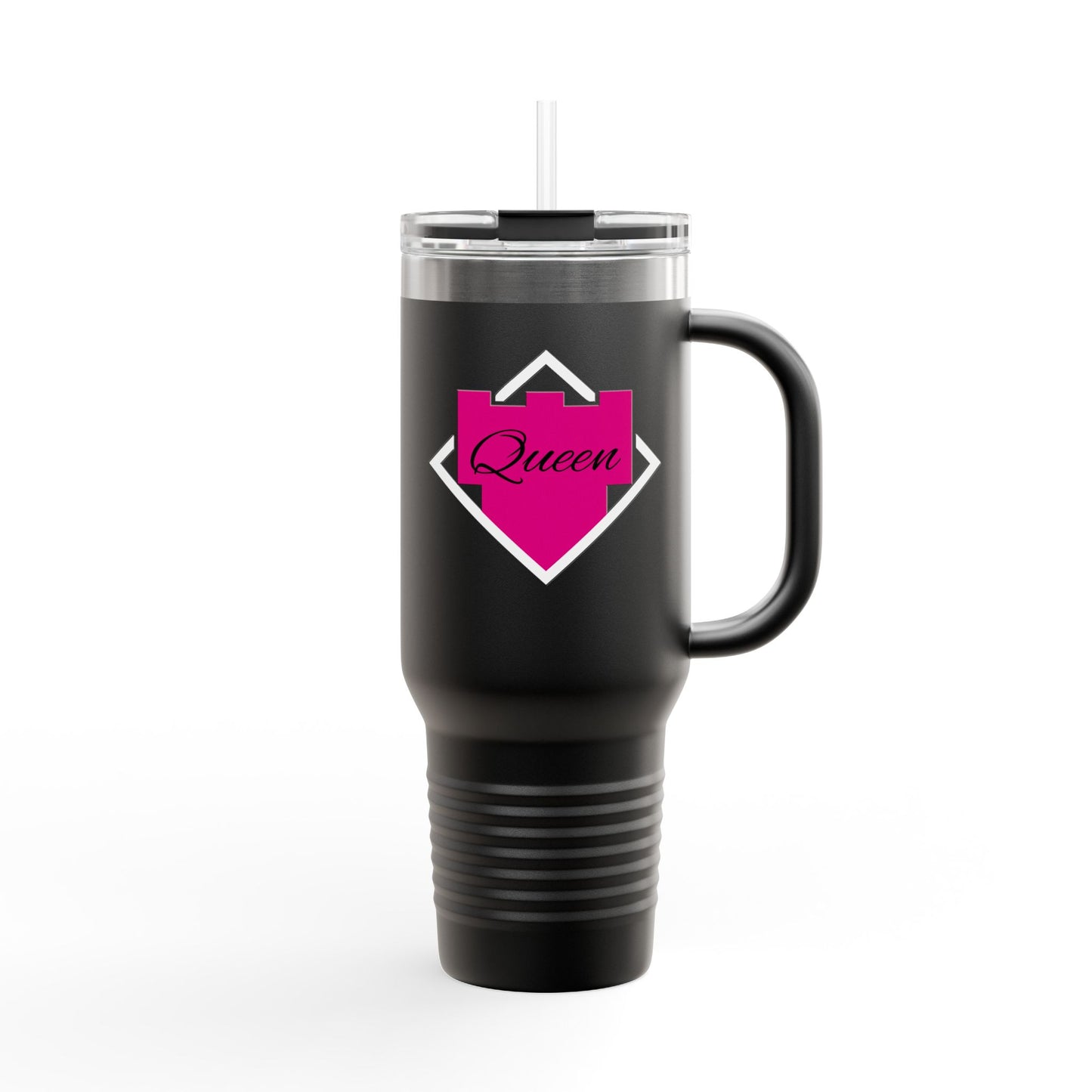 Insulated Travel Mug with Queen Design