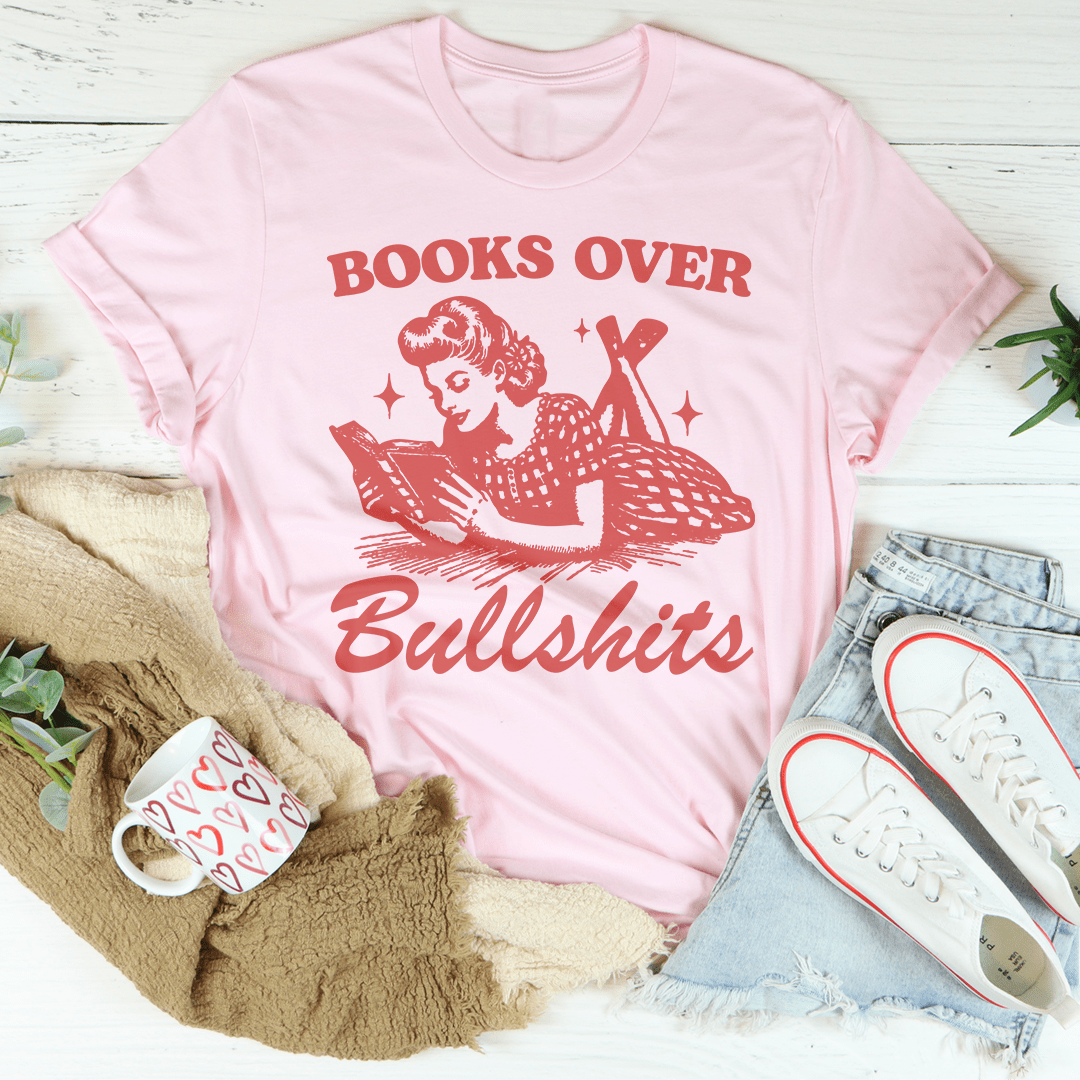 Books Over B.S Tee-1