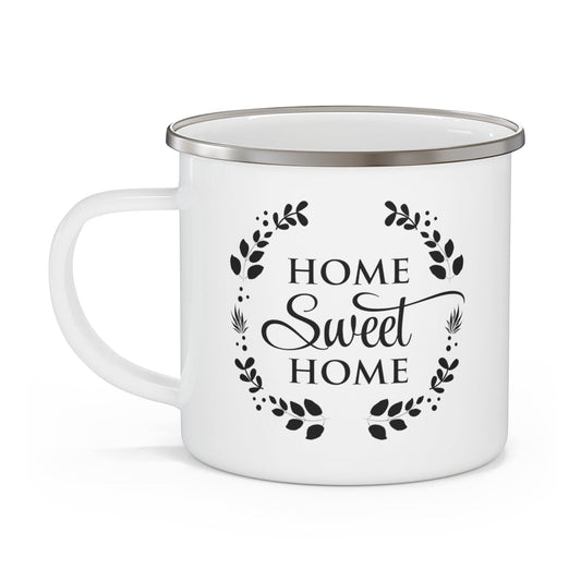 Enamel Camping Mug - Home Sweet Home-0