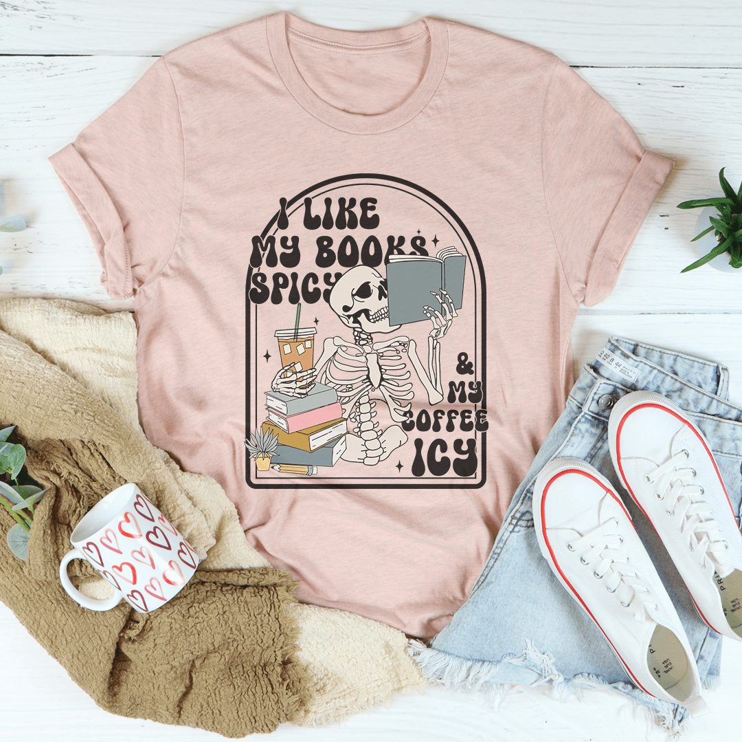 I Like My Books Spicy Tee-1