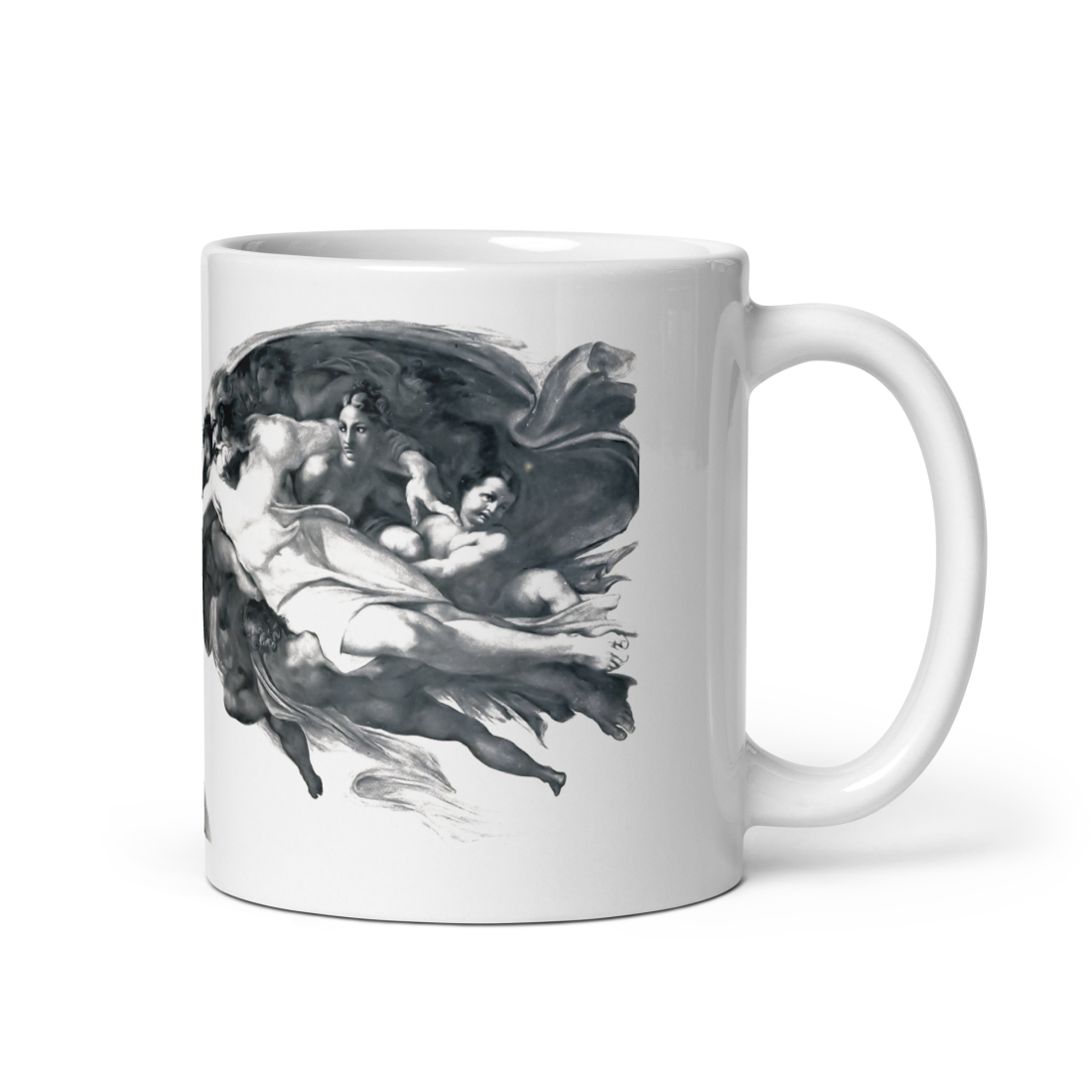 Michelangelo - The Creation of Adam Reproduction Mug-3