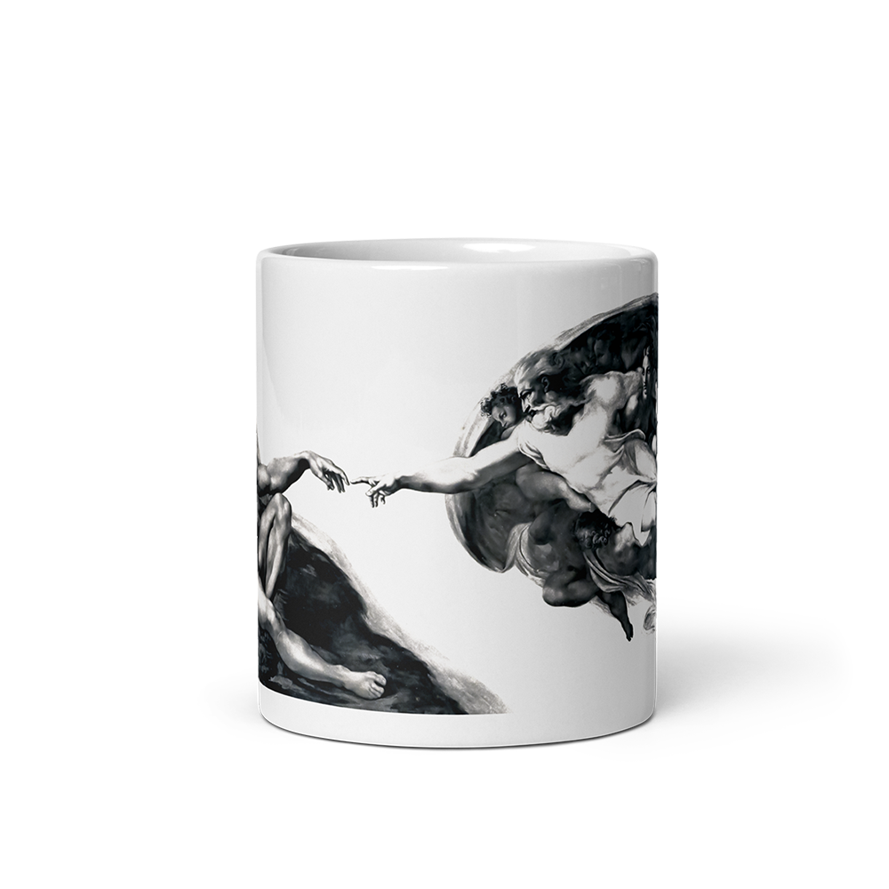 Michelangelo - The Creation of Adam Reproduction Mug-0